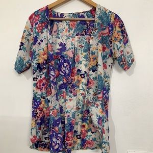 Floral Shrug Overshirt